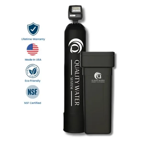 Quality Water QWS high-efficiency water softener for scale reduction and appliance protection