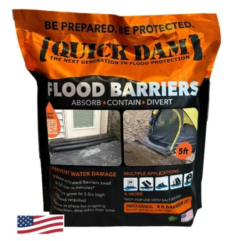 Quick Dam Water Activated 5ft Flood Barrier