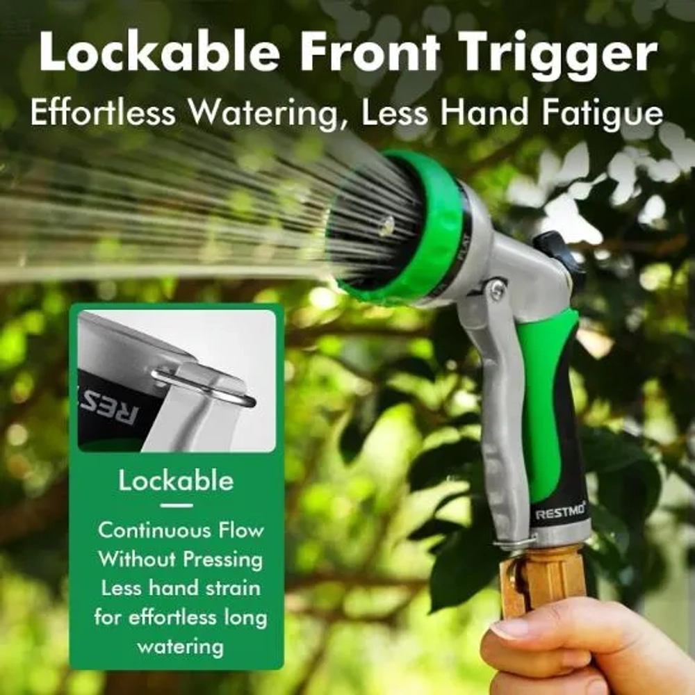 RESTMO 7-Patterns Garden Hose Nozzle