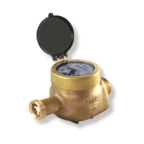 RMC Multi-jet water meter: NMI approved and Watermarked for 20mm/25mm billing use (horizontal install only). (Character Count: 115)