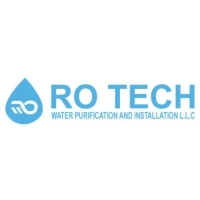 Official RO Tech UAE logo for Fujairah-based provider of water purification, desalination, and treatment systems