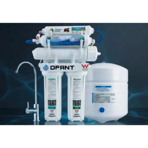 RO7 system by DFRNT Water removing fluoride, nano-plastics, and heavy metals from drinking water