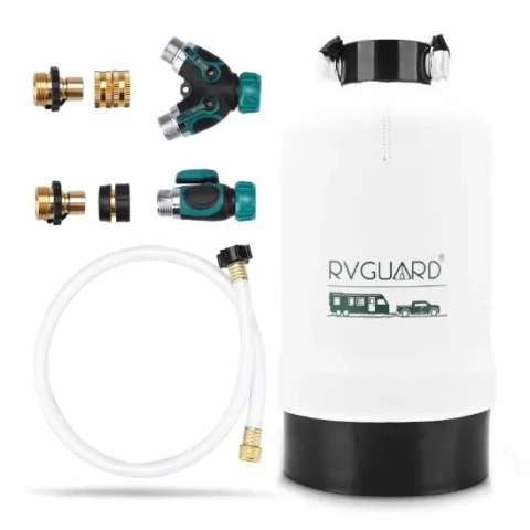 RVGUARD 16000 Grains Portable RV Water Softener