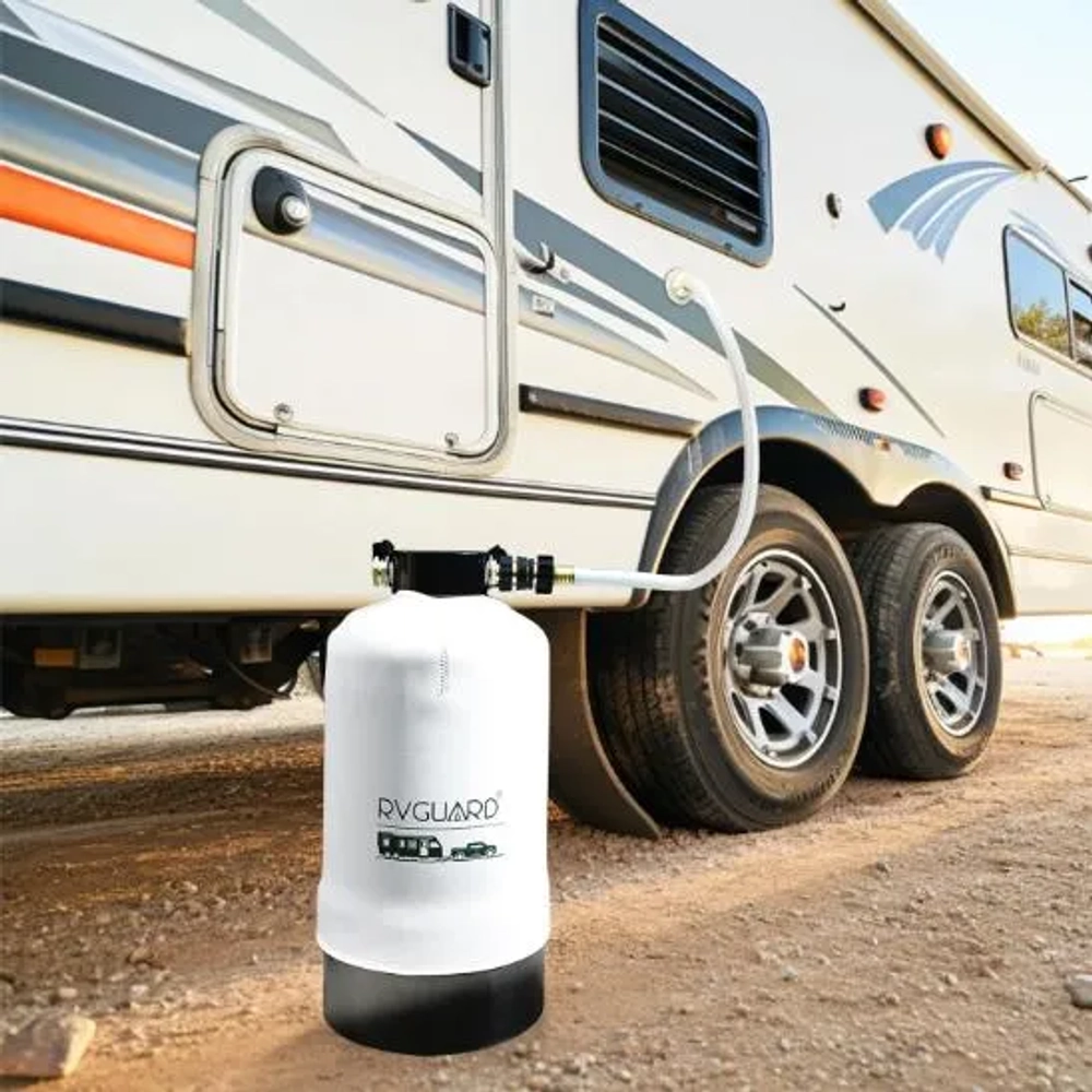 RVGUARD 16000 Grains Portable RV Water Softener