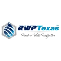 Rainbow Water Purification logo for industrial and residential water treatment services in Houston.