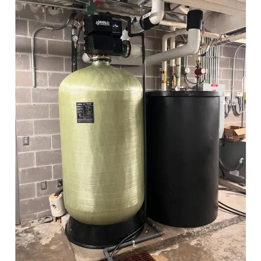 Commercial-grade water filtration system from Rainbow Water Purification serving the Houston, TX area.