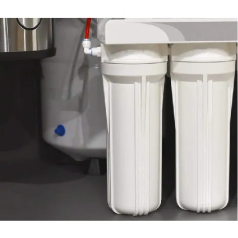 Reverse osmosis water filtration system installed by Lascko Services for pure drinking water.