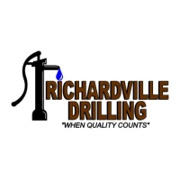 Richardville Drilling company logo for well drilling services, emphasizing quality and service.