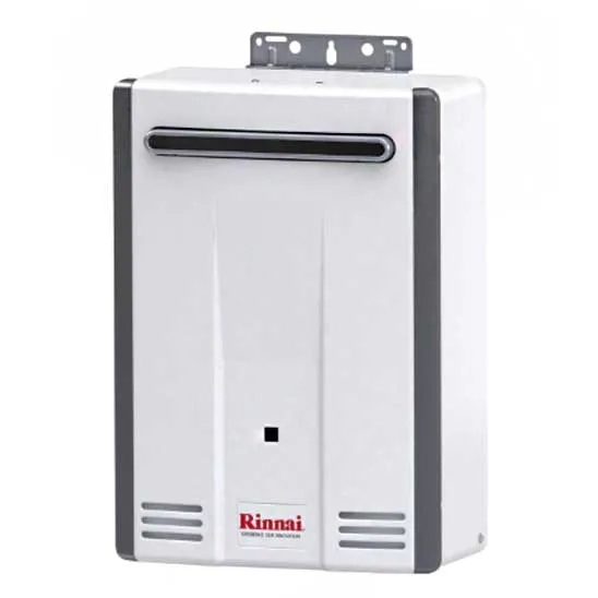 Rinnai V53DeN gas tankless water heater.