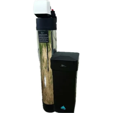 Rinsefy C Series Water Softener with chlorine-resistant media and efficient demand regeneration.