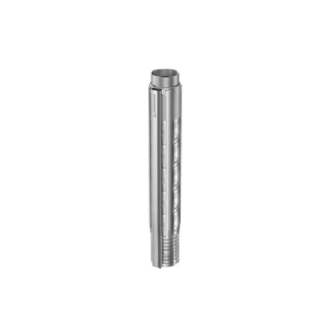 Grundfos SPE submersible motor or lower pump section, stainless steel, used in deep well SP pump series.