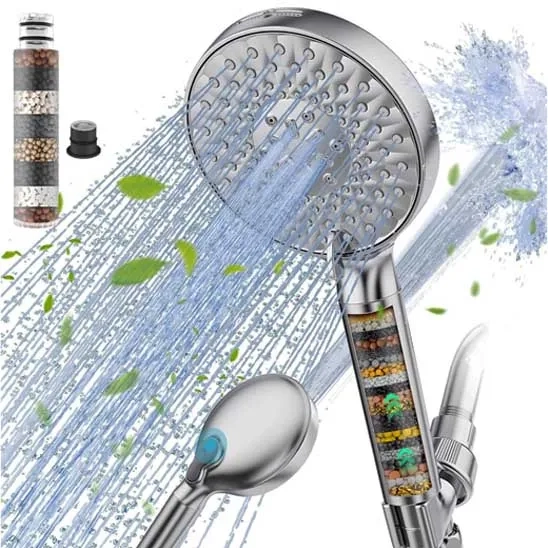 SR SUN RISE Filtered Shower Head with Handheld and water filter.