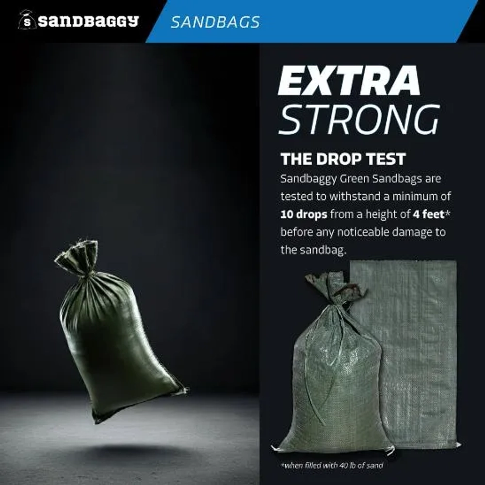 Sandbaggy Heavy Duty Empty Sandbags For Flooding-14" X 26"