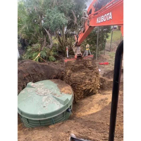 Advanced Secondary Pipe System by Septic Installs FNQ; subsurface passive wastewater treatment with BioMedia.