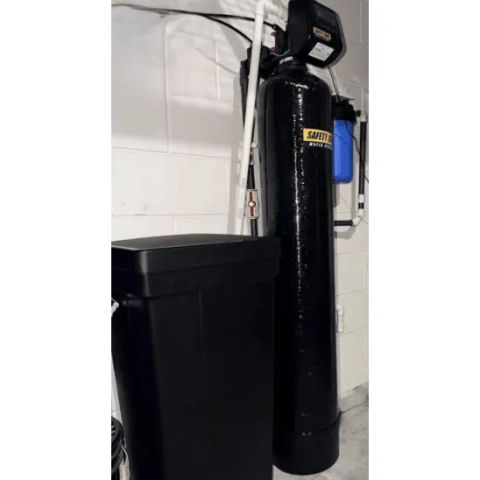 Shamrock Plumbing and Drain Cleaning Inc. residential water softener using advanced ion exchange technology