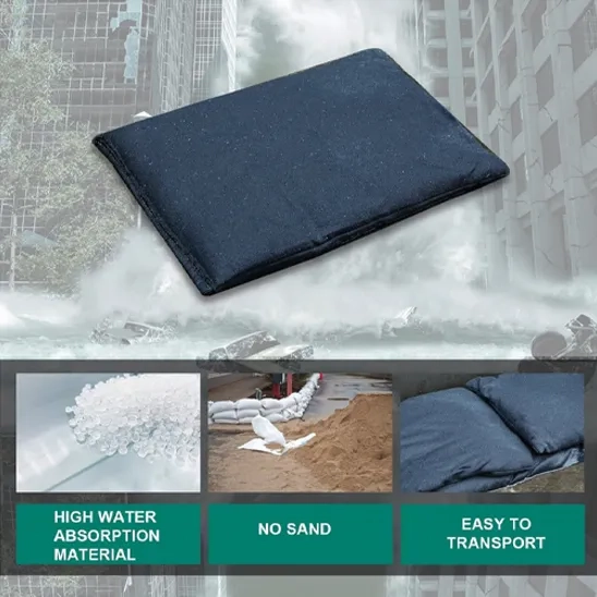 Shappy Sandless Sandbags Flood Water Barrier 