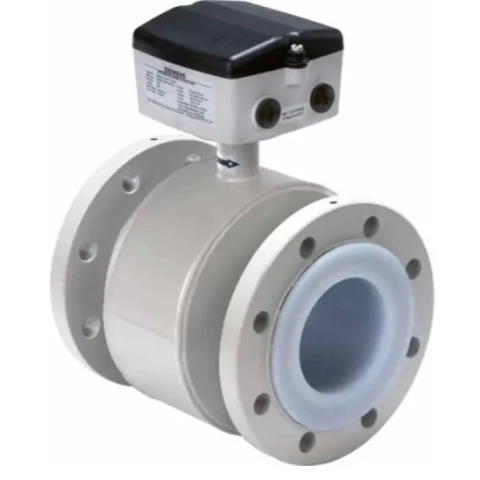 Siemens MAG 3100 fully welded sensor with diverse liners for chemical and process industry flow. (Character Count: 99)
