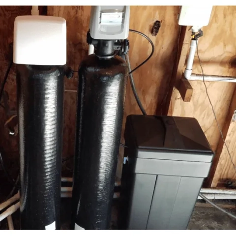 Simply Pure Water Treatment single-tank water softener with a high-flow digital control valve
