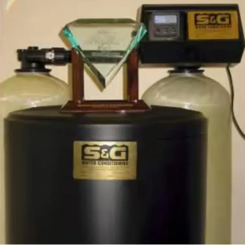 High-performance S&G Water Conditioning softener for commercial and residential hard water care.