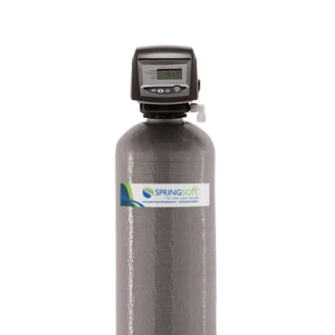 SpringSoft A Series system, a digital, metered water softener for hard water filtration.