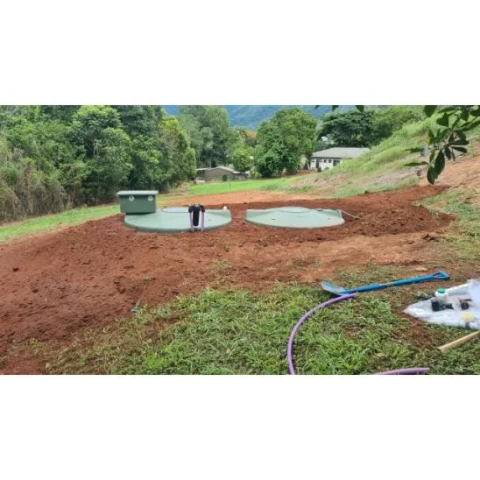 Advanced Enviro-Septic (AES) Wastewater System installed by Wastewater Consultants, providing electricity-free secondary treatment