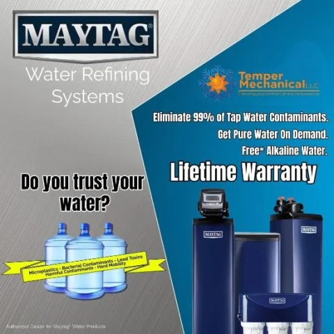 Temper Mechanical Products including water softener and water refining