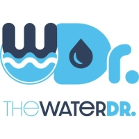 The Water Dr. logo for residential water treatment services, including testing and iron removal.