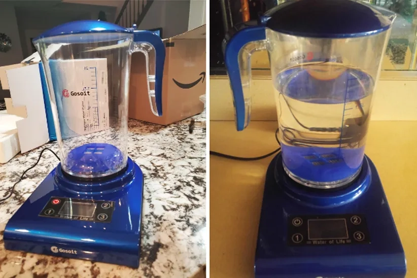 The user recommended the pitcher for its qualified produced water 