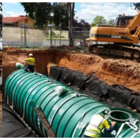 Residential underground tank solutions customized for small urban spaces and home garden use.