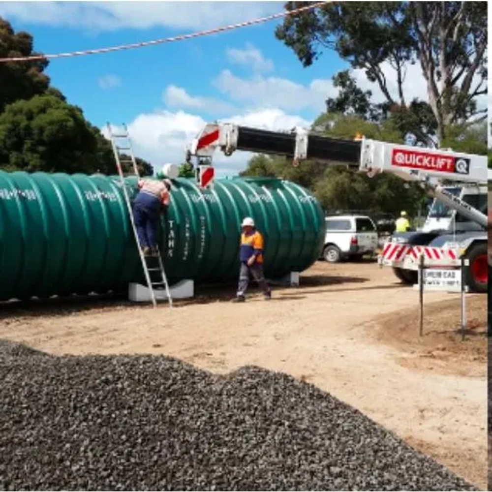Residential underground tank solutions customized for small urban spaces and home garden use.