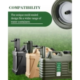 UPWOIGH business logo and compatibility overview highlighting container pump adapters
