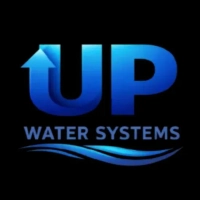 Up Water Systems logo in Lubbock TX offering residential water softeners and filtration.
