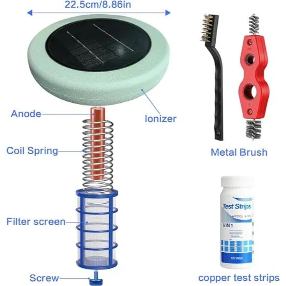 VSKIA 45000 Gallons Solar Pool Ionizer