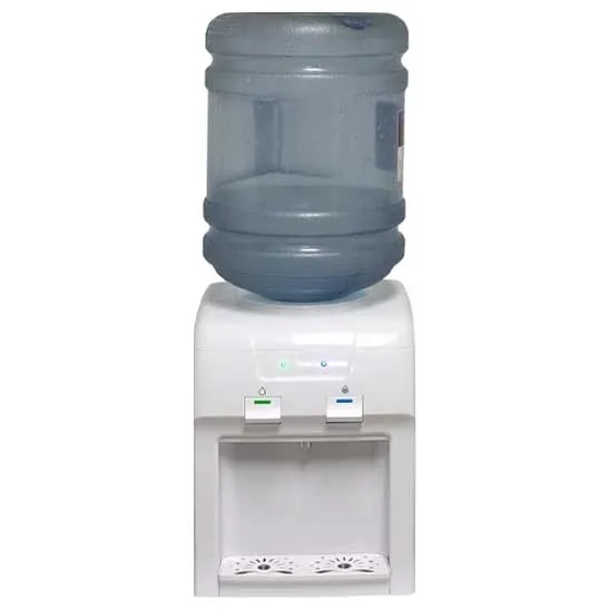 Vitapur Top Loading Desktop Water Dispenser with room and cold water bottom.