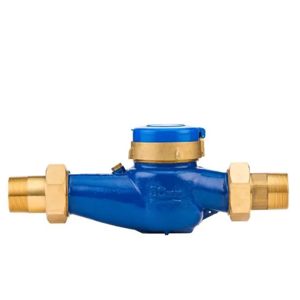 Hunter HC075FLOWB flow meter, providing total system and zone water use reports for Hydrawise-enabled controllers. (Character Count: 109)