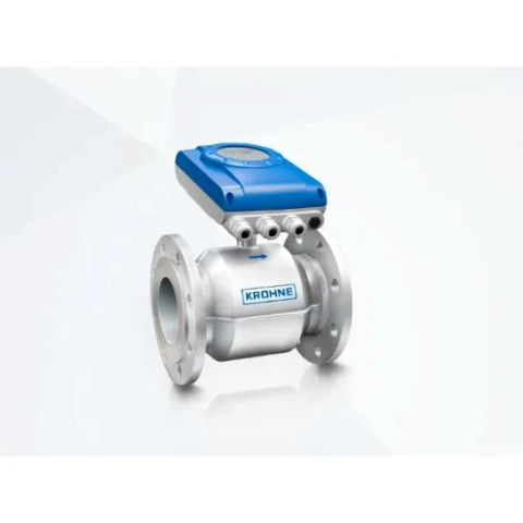 KROHNE WATERFLUX 3050 electromagnetic flowmeter for water applications features 0D/0D installation. (Character Count: 95)