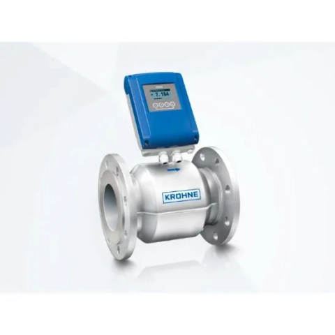 KROHNE WATERFLUX 3100 EMF with rectangular sensor design for low flow potable water metering. (Character Count: 100)