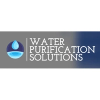 Water Purification Solutions logo featuring bold typography and a stylized icon representing safe and clean water for Tampa and Central Florida