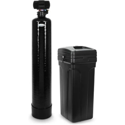 Claire Technologies Aquaguard water softener system with digital control valve and brine tank