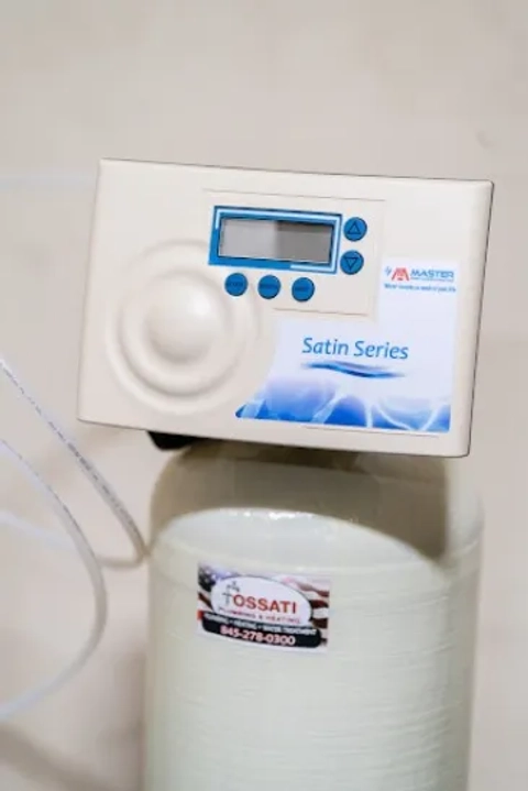 Fossati Plumbing's Satin Series water softener, ensuring smooth residential and commercial water systems.