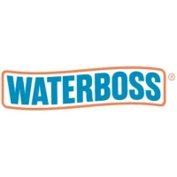 The WaterBoss brand logo for whole-house water softener and filtration systems.
