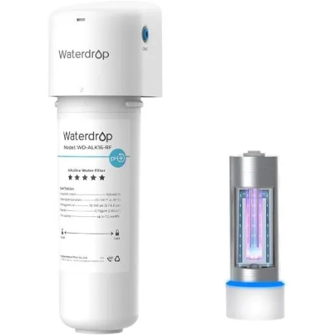Waterdrop Alkaline Water Filter System and LED UV Ultraviolet