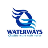 Waterways Products Australia logo, Adelaide SA, providing water filtration, purification, and treatment since 1987