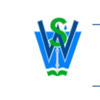 Wenger Services LLC logo featuring an interlocking blue monogram "WW" combined with a green letter "S", a silver water valve icon, a small blue droplet, and a white background