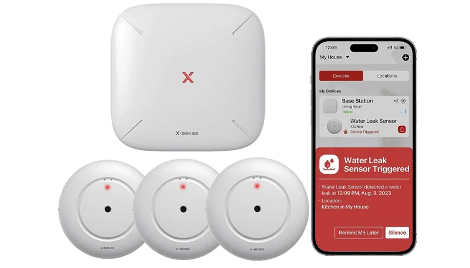 X-Sense Water Leak Detector Alarm