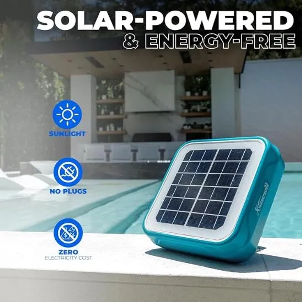 XtremepowerUS 35000 Gallons Square Solar Pool Ionizer
