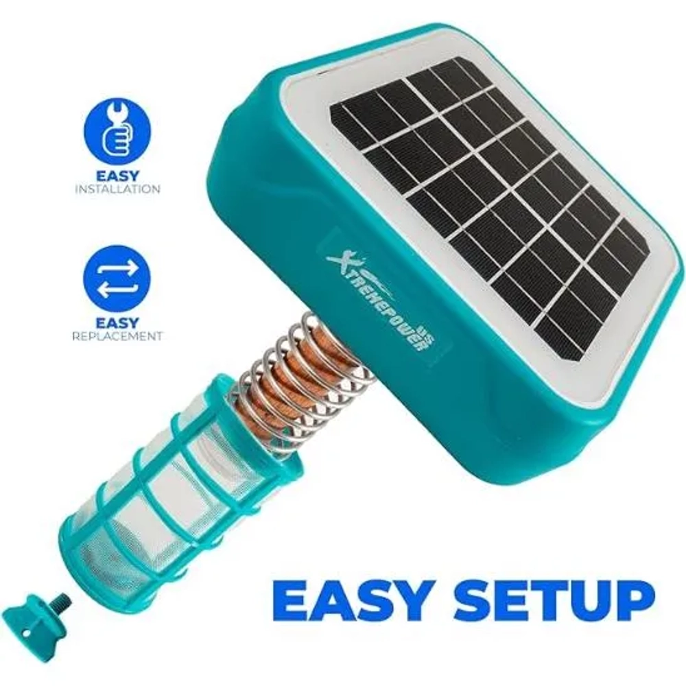 XtremepowerUS 35000 Gallons Square Solar Pool Ionizer