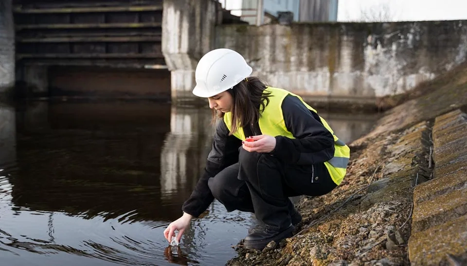 Small barrier (Check Dam) built for Managed Aquifer Recharge (MAR) in a nonperennial river environment.