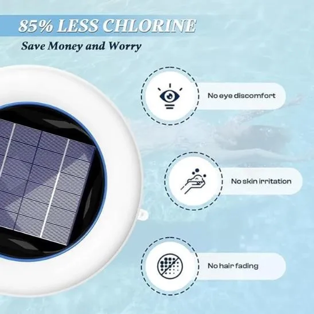 iToolMax 45000 Gallons Solar Powered Pool Ionizer