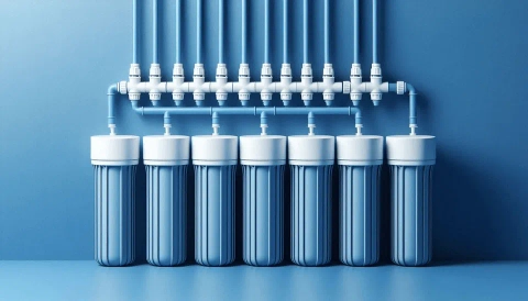 Comprehensive inline water filter system, as seen in this buying guide's cover image. 